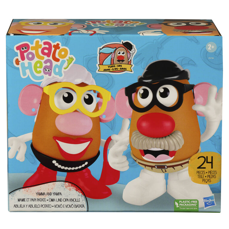 Potato Head, jouet Mamie et Papi Patate, inclut 24 pièces