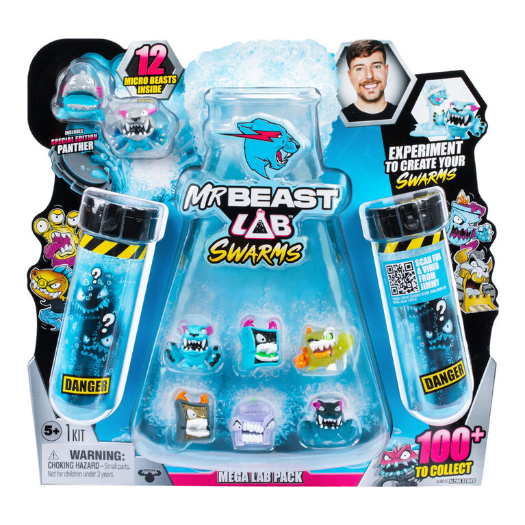 MrBeast Lab Swarms, Mega Lab Pack, 12 Swarms Inside, Experiment to Mutate Your Swarms, Mix, Shake, Create