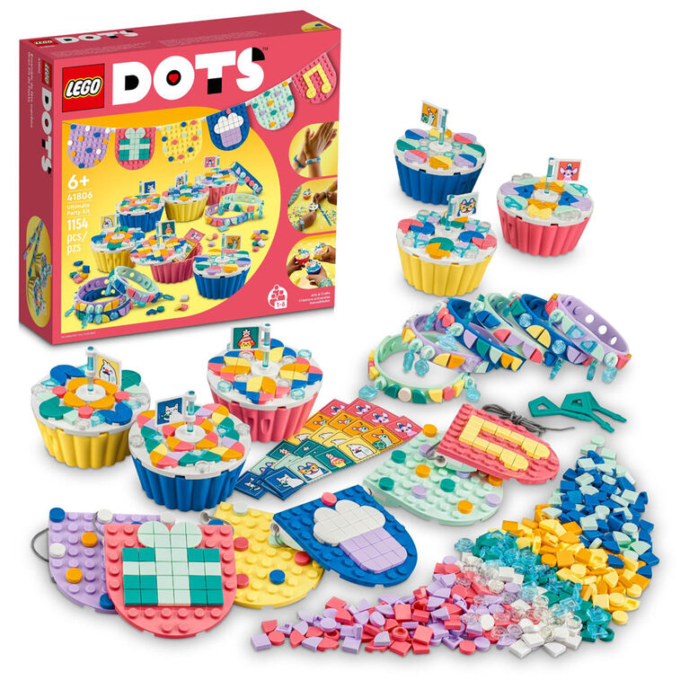 LEGO DOTS Ultimate Party Kit 41806 DIY Craft Decoration Kit (1,154 Pieces)