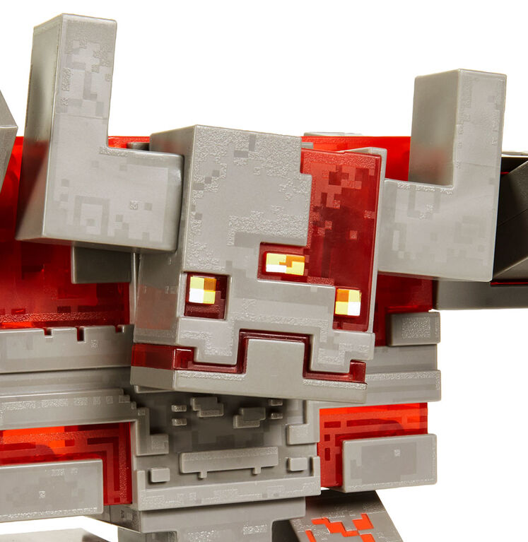 Minecraft Dungeons Redstone Monstrosity Figure