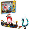 LEGO Creator 3in1 Viking Ship and the Midgard Serpent 31132 Building Kit (1,192 Pieces)