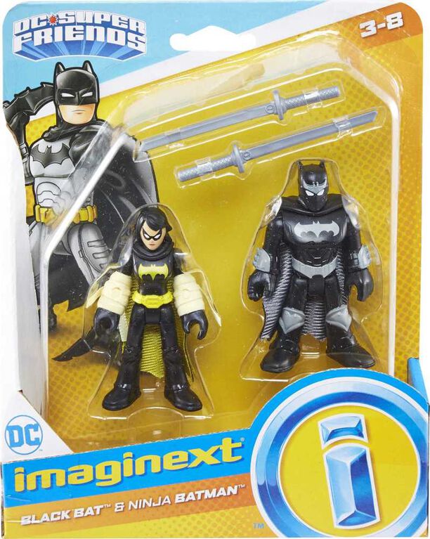 Imaginext - DC Super Friends - Black Bat et Batman Ninja - Édition anglaise