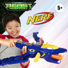 Power Rangers - Beast Morphers Beast-X King Mega Bow Toy, Nerf Dart Firing Action - R Exclusive