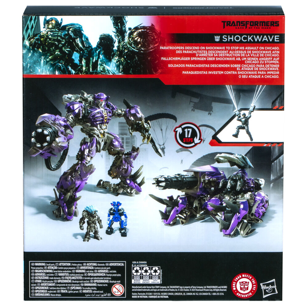 Transformers Studio Series Leader Class Transformers: Dark of the Moon Shockwave Action Figure