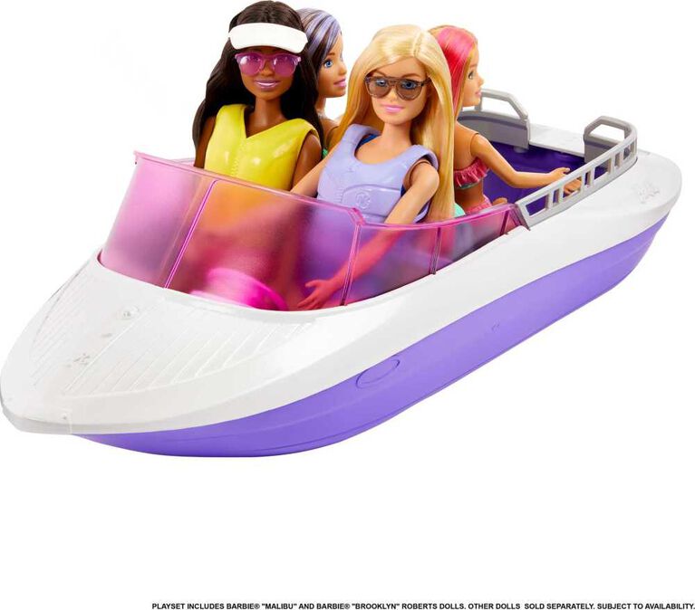 Barbie - Mermaid Power - Coffret de jeu avec poupées et bateau