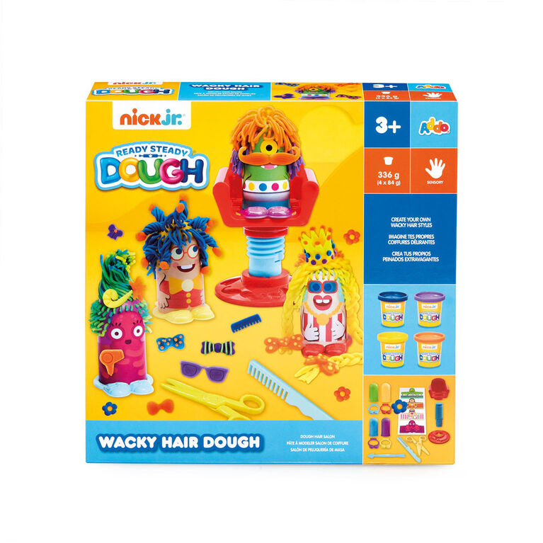 Coffret Salon de coiffure Nick Jr. Wacky Hair Ready Steady Dough