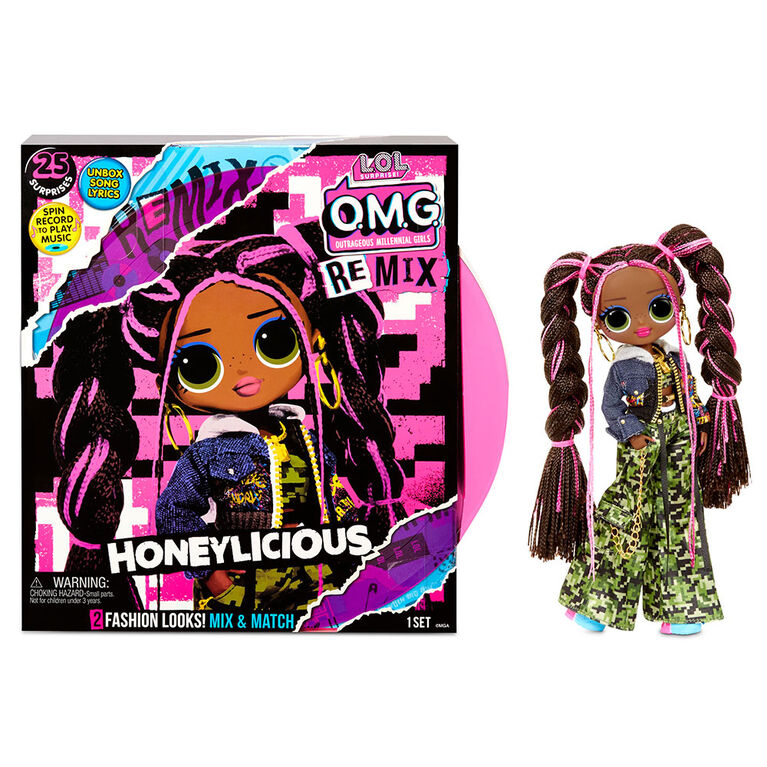 Buy L O L Surprise O M G Bon Bon Family Limited Edition Fashion Doll 2 Dolls Pet And Lil Sister With 45 Surprises Toys R Us