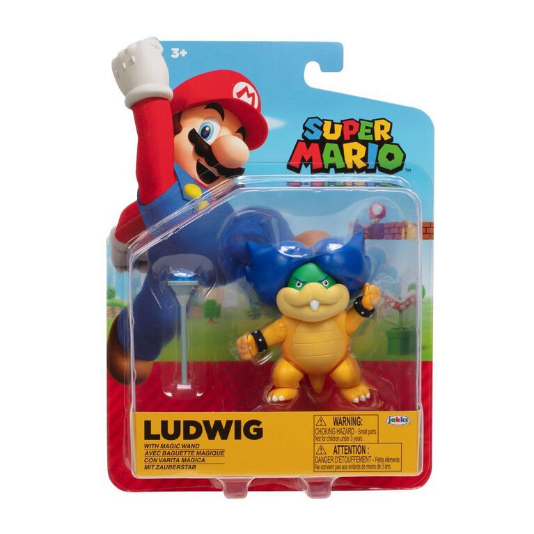 Nintendo 4" Figure - Ludwig Von Koopa with Wand
