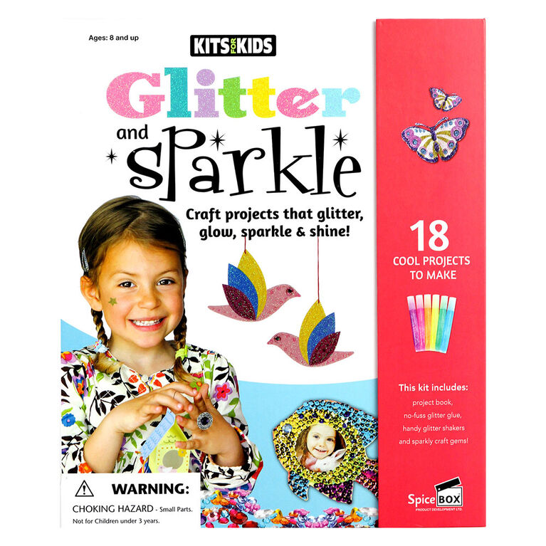 SpiceBox Children's Activity Kits for Kids Glitter and Sparkle - English Edition