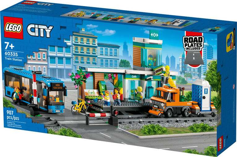 LEGO City La gare ferroviaire 60335 Ensemble de construction (907 pièces) -  Notre exclusivité