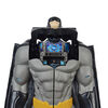 Batman, Bat-Tech Batcave, Coffret géant transformable avec figurines et accessoires Batman de 10,2 cm