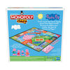 Monopoly Junior : édition Peppa Pig, jeu de plateau pour 2 à 4 joueurs, jeu d'intérieur