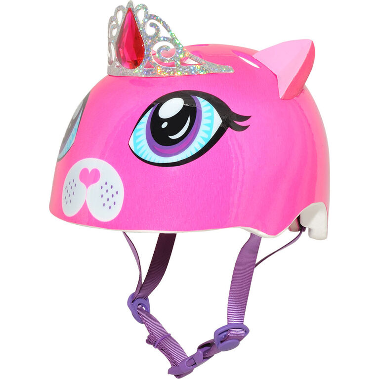 Raskullz - Duchess Meow Toddler 3+  Bike Helmet - Pink