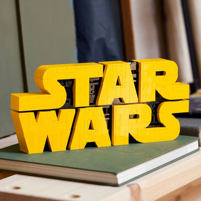 LEGO Star Wars Le logo Star Wars en briques, Logo, Ensemble de modèle à construire pour adultes, Décoration 75407