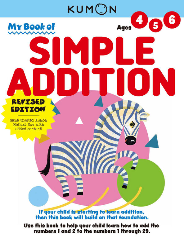 My Book of Simple Addition Revised Edition - English Edition