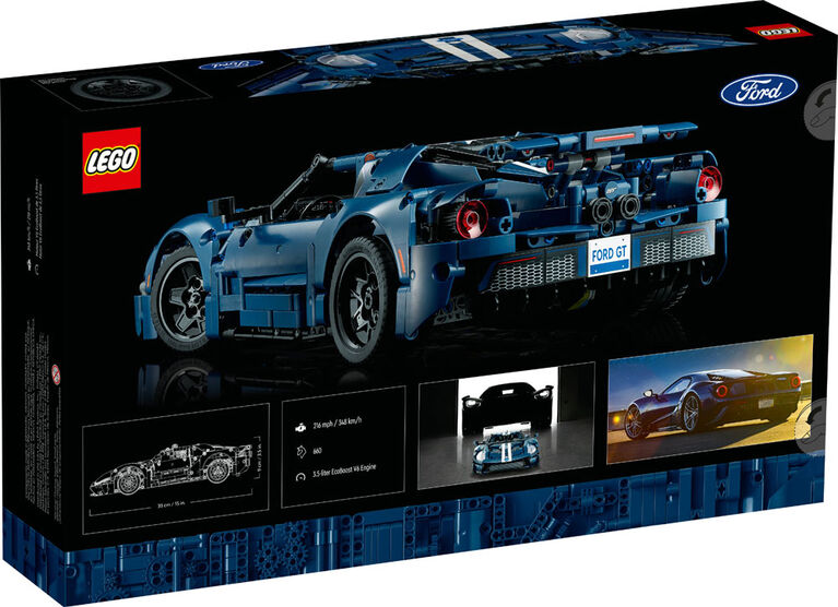 LEGO Technic 2022 Ford GT 42154 Ensemble de construction pour adultes (1 466 pièces)