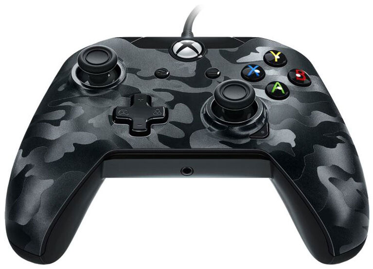Xbox One Controller Wired Black Camo