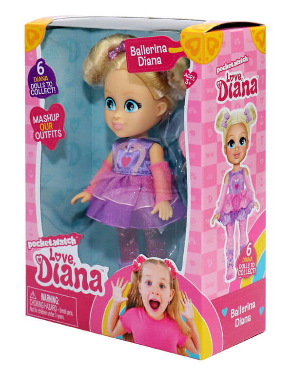 Love, Diana - 6" Ballerina Diana Doll - English Edition