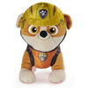PAW Patrol, Dino Rescue Rubble, Stuffed Animal Plush Toy, 8 inch