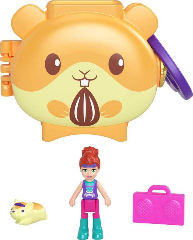 Polly Pocket Pet Connects Stackable Compact, Doll, Animal, Accessory