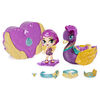 Hatchimals Pixies Riders, Lilac Luna Pixie and Swanling Glider Hatchimal Set with Mystery Feature