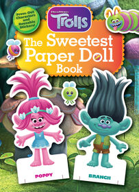 The Sweetest Paper Doll Book (DreamWorks Trolls) - Édition anglaise
