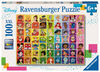 Ravensburger - Puzzle XXL De 100Pc Palette De Couleurs Des Personnages Disney Pixar