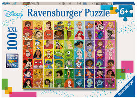Ravensburger - Disney Pixar Characters Colour Palette 100Pc XXL Puzzle