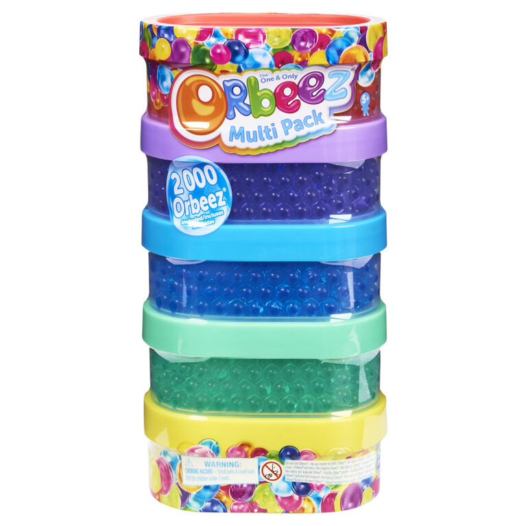 Orbeez, The One and Only, Multi Pack avec 2 000 Orbeez, billes d'eau non toxiques, jouets sensoriels