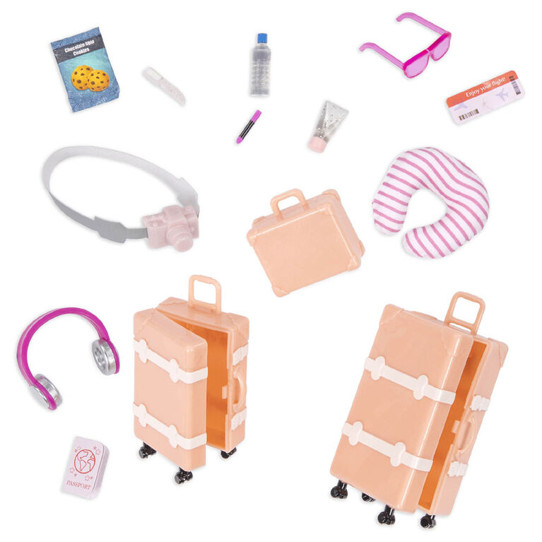 Lori, Leighton's Travel Set, 6-inch Mini Doll and Travel Accessories