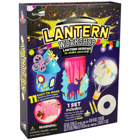 SpiceBox Children's Activity Kits Make and Play Lantern Workshop - English Edition