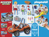 Playmobil - Secouriste avec voiturette et vacancier