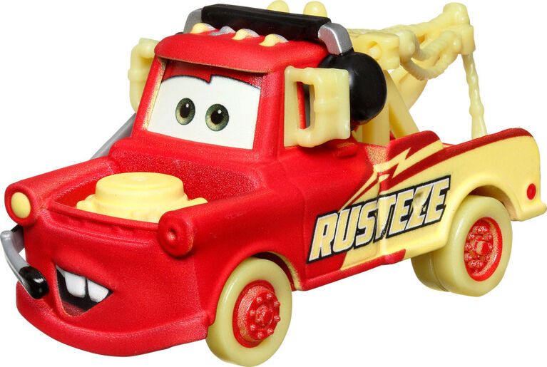 Disney Pixar Cars Glow Racers Vehicles, Glow-in-the-Dark 1:55 Scale Die-cast Toy Cars