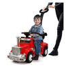 Kidsvip 6V Bigrig Ride/Push Truck- Red - Édition anglaise