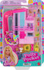 Polly Pocket Barbie Dreamhouse Compact, Dollhouse Playset with 3 Micro Dolls, 1 Pet & 11 Accessories