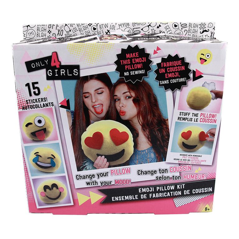Only 4 Girls - Emoji Pillow Kit