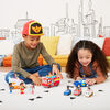 Disney Junior Firebuds, Coffret cadeau figurines articulées, avec 3 jouets à collectionner pour enfants : Bo, Jayden et Violette, et accessoires