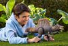 Jurassic World Rebirth Tail Thrasher Spinosaurus Action Figure, Dinosaur Toy with 2 Attack Moves