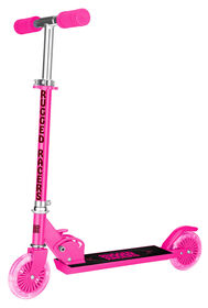 Rugged Racer  2 Wheel Kick Scooter- Pink - English Edition
