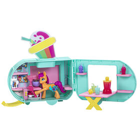 My Little Pony, coffret Sunny Starscout Camion de smoothies, poney Hoof to Heart