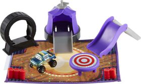 Disney/Pixar Les Bagnoles Mini Racers Coffret En scène!