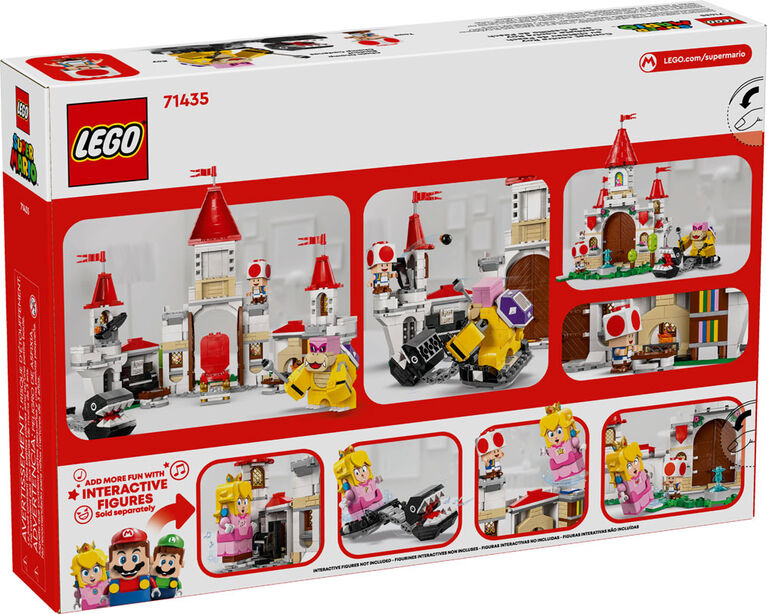 LEGO Super Mario Battle with Roy at Peach's Castle, Nintendo Character Mario Toy Adventure Set, 71435