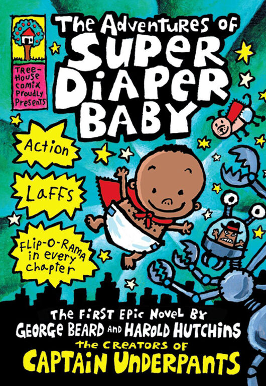 Super Diaper Baby #1: The Adventures of Super Diaper Baby - Édition anglaise