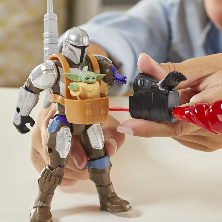 MixMashers Star Wars the Mandalorian and Grogu Custom Mix-And-Match Deluxe Action Figure Set & Accessories