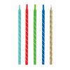 12 Assortiment De Bougies À Spirale Brillantes, 5 ``