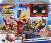 Hot Wheels Monster Trucks Arena Smashers 5 Alarm Fire Crash Challenge Playset