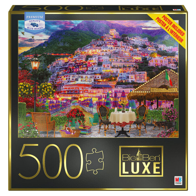 Big Ben 500-Piece Jigsaw Puzzle, Amalfi Coast