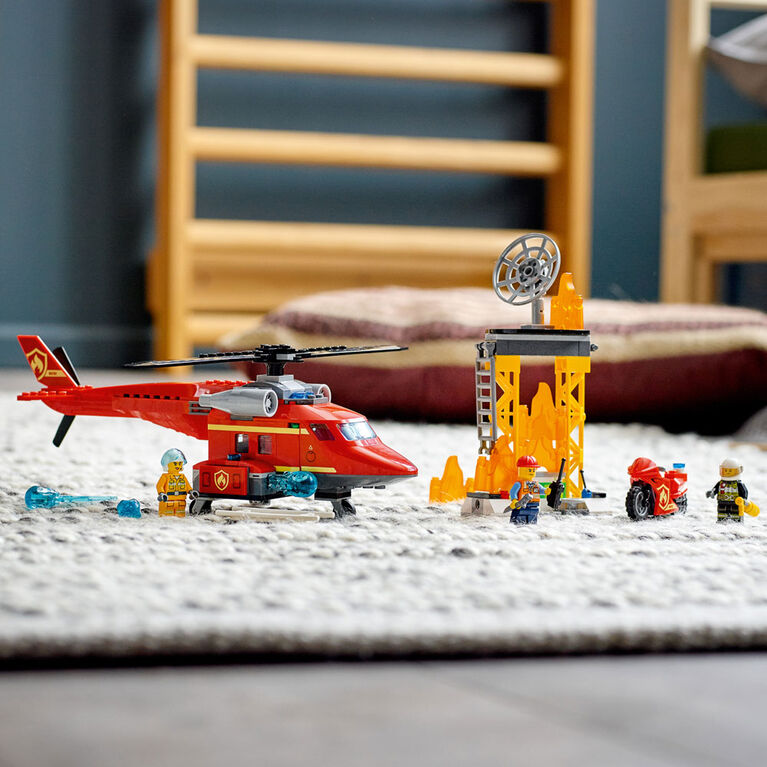 LEGO City Fire L'hélicoptère de secours des pompiers 60281 (212