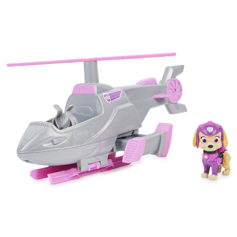PAW Patrol, Skye's Deluxe Movie Transforming Toy Car with Collectible Action Figure