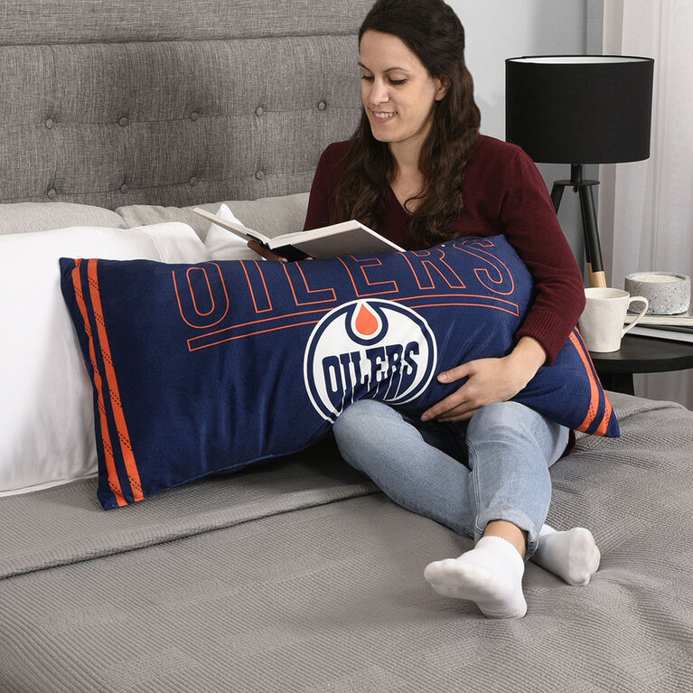 NHL Edmonton Oilers Body Pillow, 18" x 36" Toys R Us Canada